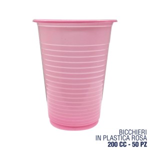 BFV BICCHIERE ROSA 200CC 50PZ