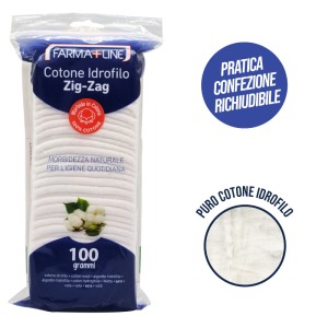 ABG COTONE IDROFILO ZIGZAG 100G FARMALI