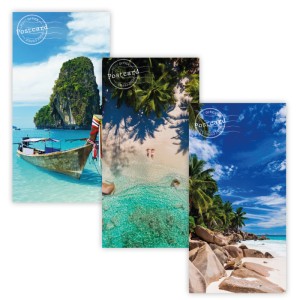 ACC TELO MARE MICROFIBRA POSTCARD 85X160