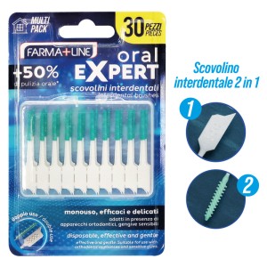 ABA SCOVOLINO INTERDENTALE 2IN1 30PZ