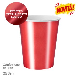 CYB BICCHIERI SHINY RED 6PZ