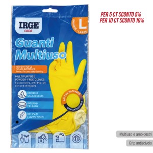 ADE GUANTI PIATTI ANTISCIVOLO IRGE L ATTENZIONE INNER CORRETTO 12PZ