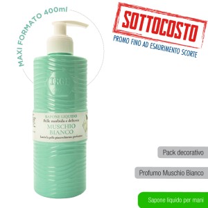 AAS SAPONE MANI 400 ML MUSCHIO BIANCO