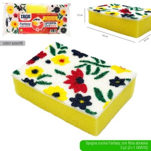 AFI SPUGNA ABRASIVA FANTASY 3PZ