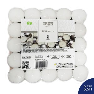 FDH CANDELA 50 TEALIGHTS BIANCHE