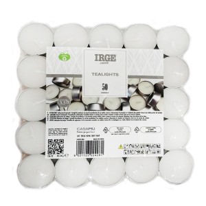 FDH CANDELA 50 TEALIGHTS BIANCHE