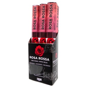 CIN INCENSO ROSA ROSSA 20 STICK