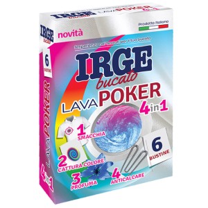 ADA PANNO CAT.COLOR LAVAPOKER 4IN1 6PZ CATTURA COLORE-ANTICALCARE-PRO