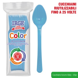 CDX CUCCHIAINO PP AZZURRO BABY 20 PZ