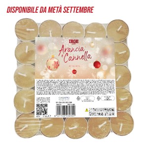 AMA CANDELA 25 TEALIGHTS ARANCIA/CANN