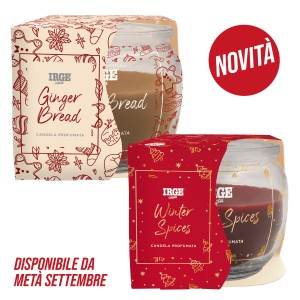 APA CANDELA PROF ROTONDA 70GR NATALE WINTER SPICES+GINGER BREAD