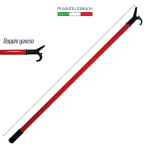 CDR ASTA APPENDIABIT PLAST. ROSSA 150CM 0,28 SPESS-D.21/17MM