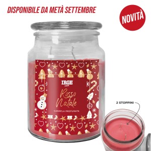 AUA CANDELA ROSSO NATALE 510GR