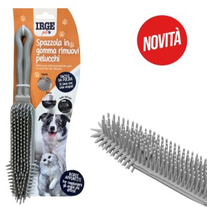 ADF SPAZZOLA PET IN SILICONE CON MANICO