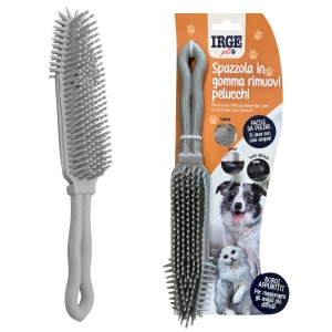 ADF SPAZZOLA PET IN SILICONE CON MANICO