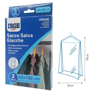 CDM SACCO SALVA GIACCHE 65X100 3 PZ BOX