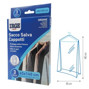 CDM SACCO SALVA CAPPOTTI 65X140 3PZ BOX