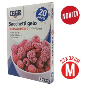 BMK SACCHETTI GELO IRGE 23X38CM 20PZ