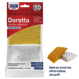 ADL SPUGNA INOX DORETTA IRGE 2PZ