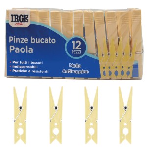 APG PINZE BUCATO IRGE PAOLA 12PZ  BEIGE