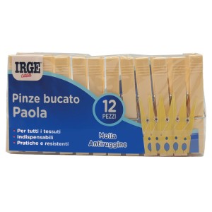 APG PINZE BUCATO IRGE PAOLA 12PZ  BEIGE