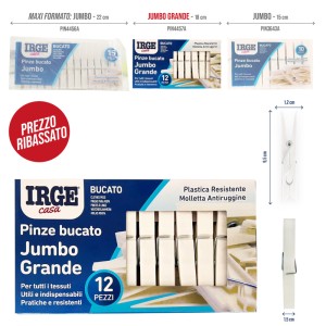 APC PINZE BUCATO IRGE JUMBO 12PZ