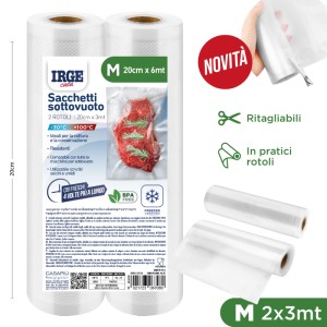 BIM SACCHI SOTTOVUOTO ROTOLO 2PZ 20X3MT