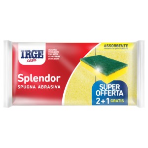 AFO SPUGNA SPLENDOR ABRAS. 12X8X2.5 3PZ