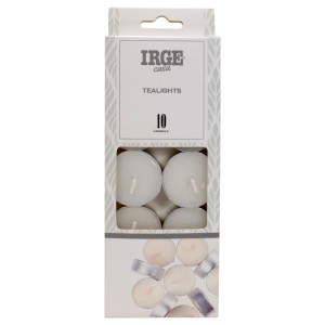 FDE CANDELA 10 TEALIGHTS BIANCHE