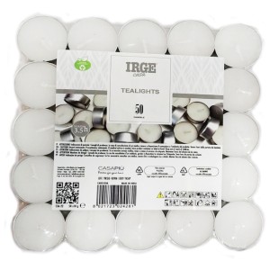 FDG CANDELA 50 TEALIGHTS BIANCHE