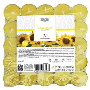 ABN 25PZ TEALIGHT ALLA  CITRONELLA