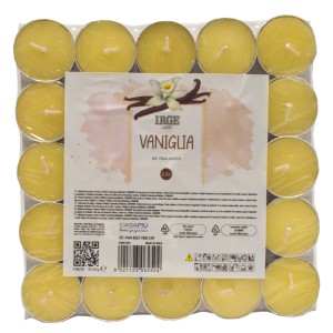 FBL CANDELA 25 TEALIGHTS VANIGLIA