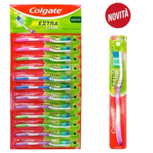 ADM COLGATE SPAZZOLINO DENTI EXTRA CLEAN ABBINARE ETICHETTE