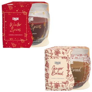 BPA CANDELA PROF ROTONDA 70GR NATALE WINTER SPICES+GINGER BREAD