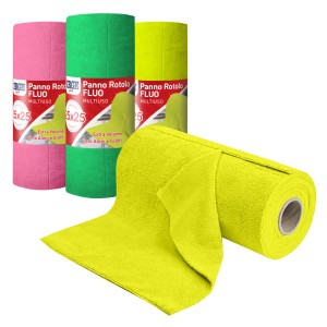 ABM PANNO ROTOLO FLUO 25X25cm 15PZ