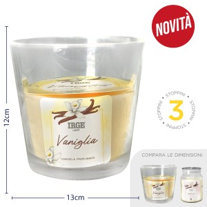 EDC CANDELA VANIGLIA VASO