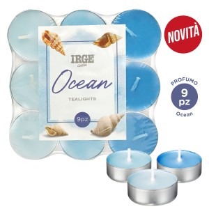 FDC TEALIGHT SFUMATE OCEAN 9 PZ