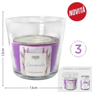 EDC CANDELA LAVANDA VASO