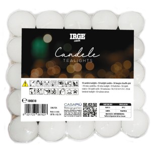 FDI CANDELA 100 TEALIGHTS BIANCHE