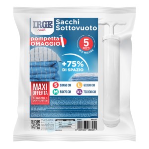 AAB SET SACCHI SOTTOVUOTO CON POMPETT