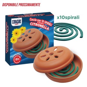 EVA COCCIO + SPIRALI CITRONELLA 10 PZ