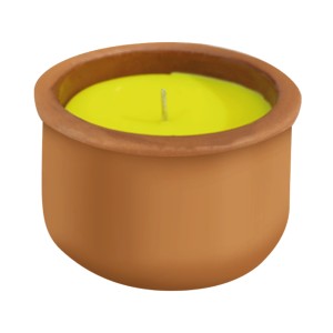 EKA CANDELA CITRONELLA TERRACOTTA 100GR