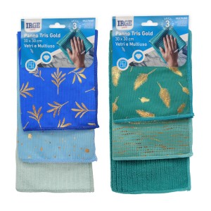 AAI PANNO MICROFIBRA 3PZ GOLD 30x30cm