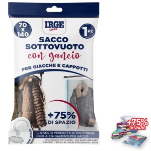 CDQ SACCO SOTTOVUOTO CON GANCIO 70X140