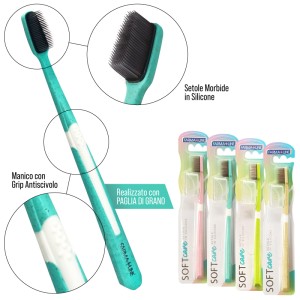 ABO SPAZZOLINO CON SETOLE IN SILICONE