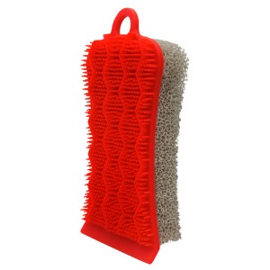 AEO SPUGNA IN SILICONE CON SPAZZOLA