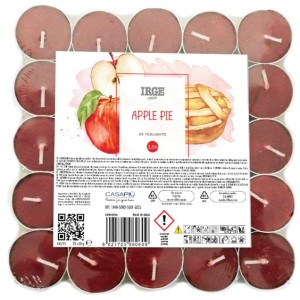 FBP CANDELA 25 TEALIGHTS APPLE PIE