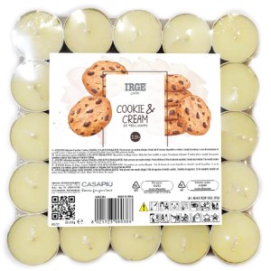 FBN CANDELA 25 TEALIGHTS  COOKIE &CREAM