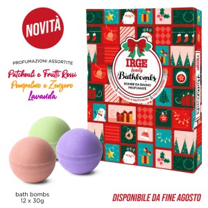 AJA SET BATH BOMB 12X30GR POMP+ZENZERO-PATCHOULI+FR.ROSS