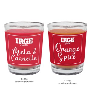 ABA SET CARAMELLA 2CANDELE 35GR+DIF 50ML MELA E CANNELLA + ORANGE SPICE